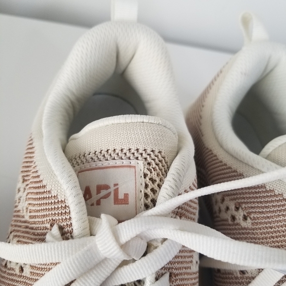 Athletic Propulsion Labs TecLoom Pro White Rose Gold Running Sneakers Size 11 - Picture 10 of 12